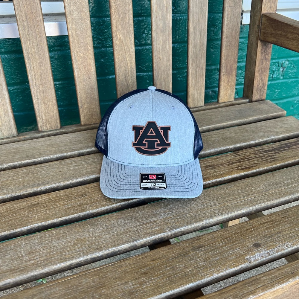 NWT! Gray and Navy Auburn Cap